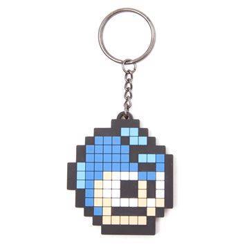 Megaman Pixel Head Nøglering