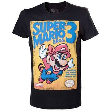 Nintendo Super Mario Bros 3 Game Cover T-shirt