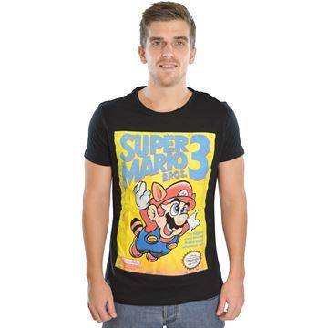Nintendo Super Mario Bros 3 Game Cover T-shirt (XXL)