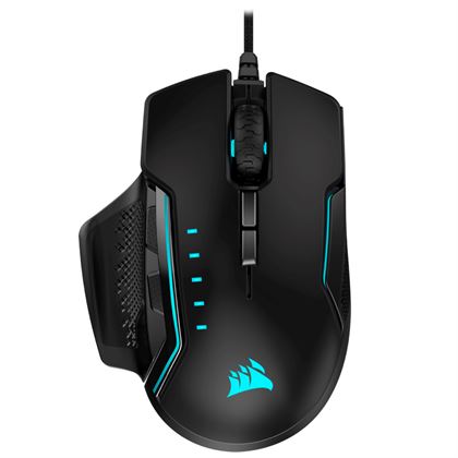 Corsair Gaming GLAIVE RGB PRO Gamer Mus - Black