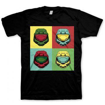 Halo Master Chief Pop Art T-shirt (XXL)