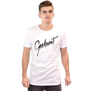 Geekunit HANDWRITTEN T-shirt - Hvid (M)