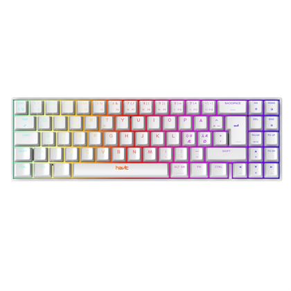 Havit KB496L Ultra Kompakt Tastatur - Hvid