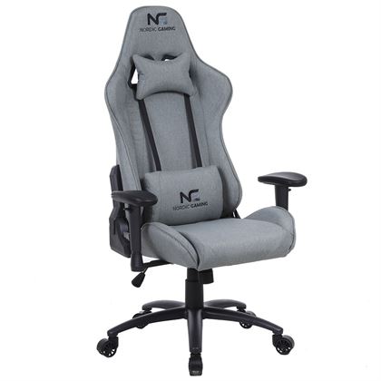 Nordic Gaming Racer Gamer Stol - Fabric Grey